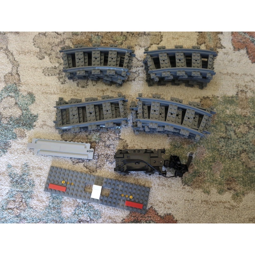 LEGO Train Track Lot of 21 Pc Tracks Plus Other Pieces